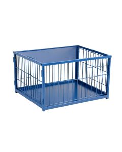 Willow Branch Empty Furniture-Style Pet Crate - Blue