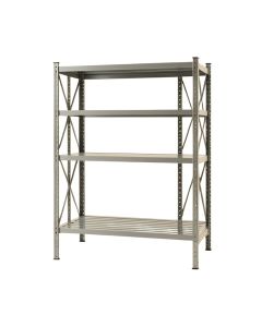 Glen Bridge Empty Seed-Starting Shelving Unit Without Lights - Gray (synthetic illustration; no displayed measurements)