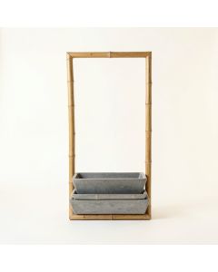 Alder Brook Empty Vertical Garden Frame - Gray (synthetic illustration; no displayed measurements)