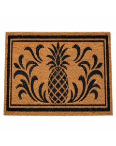 Shively Welcome Classic Pineapple 29 '' X 17 '' Non-Slip Outdoor Door Mat