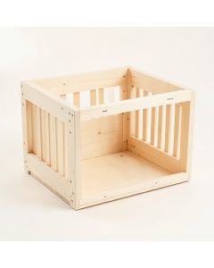 Heath Brook Empty Furniture-Style Pet Crate - Ivory (synthetic illustration; no displayed measurements)