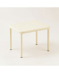 Vale Bluff Compact Balcony Table - Cream (synthetic illustration; no displayed measurements)