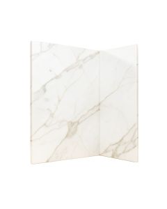 4 '' X 12 '' Polished Marble Tile In Carrara White