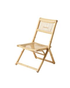 Ash Bend Folding Outdoor Chair - Beige (synthetic illustration; no displayed measurements)