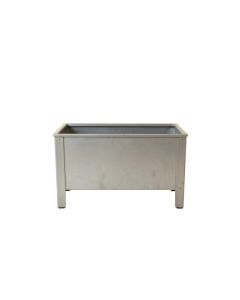 Reed Bridge Empty Raised Planter - Gray (synthetic illustration; no displayed measurements)