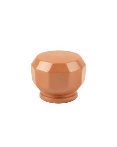 Stone Arc Cabinet Knob Without Packaging - Terracotta (synthetic illustration; no displayed measurements)
