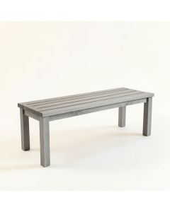 Fern Bend Indoor Bench - Gray (synthetic illustration; no displayed measurements)