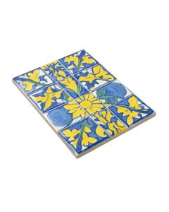 Summer Flora 0.75 '' X 0.75 '' Porcelain Mosaic Wall & Floor Tile