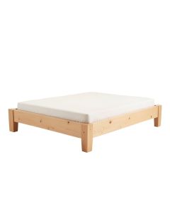 Evie Solid Wood Platform Bed (synthetic illustration; no displayed measurements)