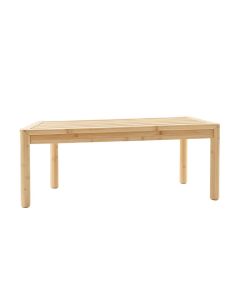 Birch Field Indoor Bench - Ivory (synthetic illustration; no displayed measurements)