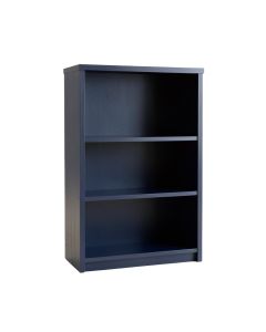 Summit Crest Freestanding Bookcase - Navy (synthetic illustration; no displayed measurements)