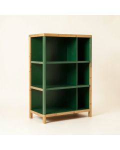 Brook Brook Freestanding Bookcase - Green (synthetic illustration; no displayed measurements)