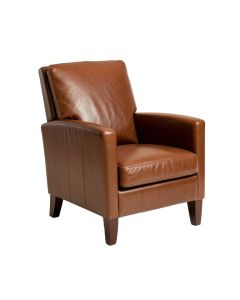 Leather Upholstered Arm Chair