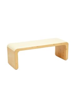 Glen Dale Indoor Bench - Cream (synthetic illustration; no displayed measurements)
