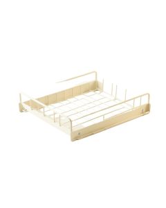 Cove Dale Empty Under-Desk Cable Tray - Ivory