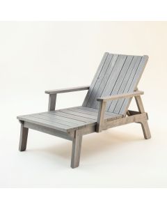 Wren Bend Outdoor Lounge Chair - Gray (synthetic illustration; no displayed measurements)
