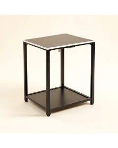Jabella Metal Nightstand With Usb Port (synthetic illustration; no displayed measurements)
