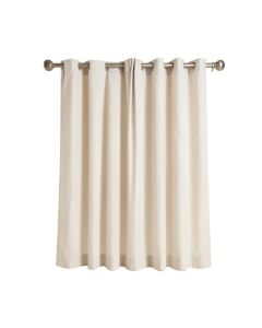Diredra Solid Semi-Sheer Grommet Curtain Panels