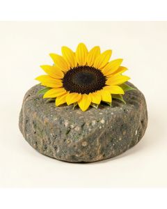 Lusher Sunflower Lady Garden Stepping Stone (synthetic illustration; no displayed measurements)