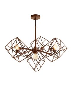 Lomanto 6 - Light Unique / Statement Geometric Chandelier