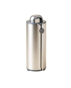 Simplehuman Adjustable Shower Caddy , Stainless Steel + Anodized Aluminum (synthetic illustration; no displayed measurements)