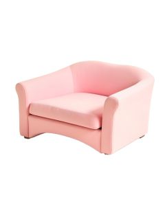 Upholstered Doll Sofa With Foldout Bed