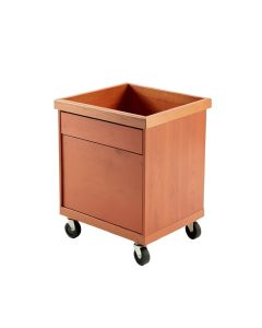 Vale Bridge Empty Rolling Workshop Cart - Terracotta (synthetic illustration; no displayed measurements)