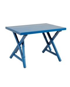 Fern Branch Patio Table - Blue (synthetic illustration; no displayed measurements)