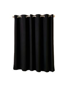 Analeece Solid Color Max Blackout Thermal Grommet Single Curtain Panel
