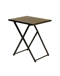 Wren Canyon Compact Balcony Table - Black (synthetic illustration; no displayed measurements)