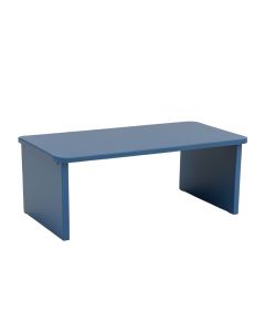 Sage Field Desktop Monitor Riser - Blue (synthetic illustration; no displayed measurements)