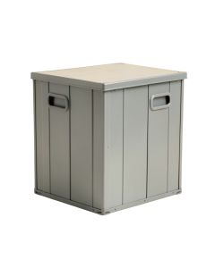 Cedar Bend Closed Outdoor Storage Box - Gray