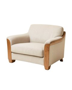 Kjellfrid 54.75 '' Linen Rolled Arm Curved Loveseat (synthetic illustration; no displayed measurements)