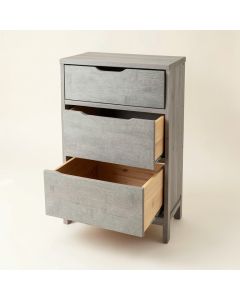 Hill Crest Freestanding Pull-Out Hamper Cabinet - Gray (synthetic illustration; no displayed measurements)
