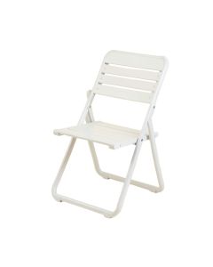 Birch Bluff Folding Outdoor Chair - White