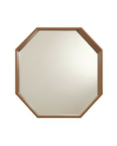Hugo Mid Century Hexagon Beveled Accent Mirror