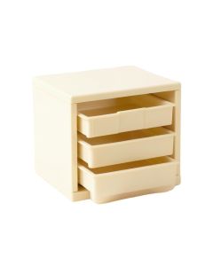 Holly Branch Small-Parts Storage Drawer Cabinet - Ivory (synthetic illustration; no displayed measurements)