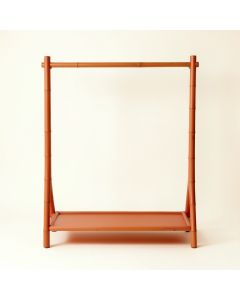 Olive Branch Empty Garment Rack - Terracotta (synthetic illustration; no displayed measurements)