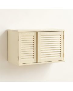 Bay Brook Wall-Mounted Entry Cabinet - Cream (synthetic illustration; no displayed measurements)
