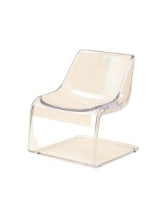 Jalbert Stacking Side Chair In Clear (synthetic illustration; no displayed measurements)