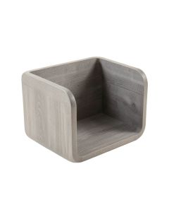 Linden Bluff Empty Furniture-Style Litter Enclosure - Gray (synthetic illustration; no displayed measurements)