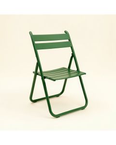 Laurel Crossing Folding Outdoor Chair - Green (synthetic illustration; no displayed measurements)