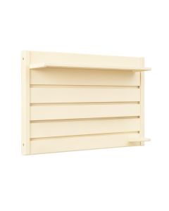 Glen Branch Empty Wall-Mounted Tool Organizer Panel - Cream (synthetic illustration; no displayed measurements)