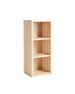 Ash Crossing Narrow Cubby Tower - Ivory (synthetic illustration; no displayed measurements)