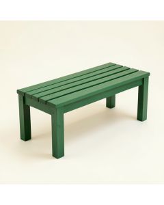 Fern Crest Indoor Bench - Green (synthetic illustration; no displayed measurements)