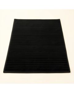 Slate Bluff Bath Mat - Black (synthetic illustration; no displayed measurements)