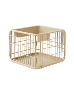 Meadow Bridge Empty Furniture-Style Pet Crate - Beige