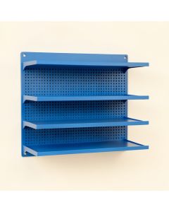 Cedar Canyon Empty Wall-Mounted Tool Organizer Panel - Blue (synthetic illustration; no displayed measurements)