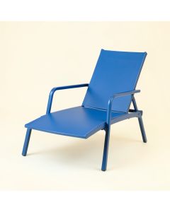 Spruce Brook Outdoor Lounge Chair - Blue (synthetic illustration; no displayed measurements)