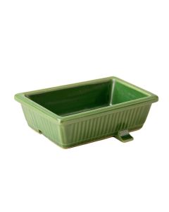 Birch Bridge Empty Railing Planter With Integral Brackets - Green (synthetic illustration; no displayed measurements)